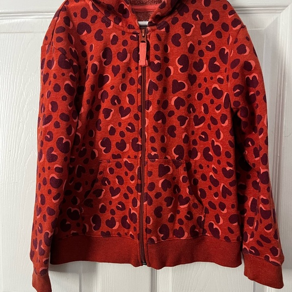 Cat & Jack Other - Cat & Jack Red Leopard Print Jacket